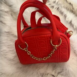 Red Designer Handbag NEW